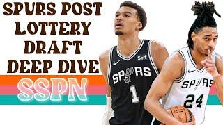 Spurs Post Lottery Draft Deep Dive w/ Lu from Miami Heat Beat | SSPN Live