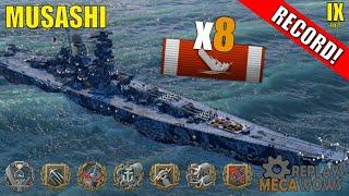 Musashi 8 Kills & 228k Damage | World of Warships Gameplay