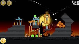 Angry Birds Seasons: Trick Or Treat 1-1 to 4-15 Walkthrough.