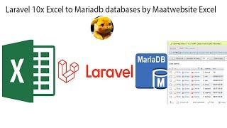 2 Laravel 10x Excel to Mariadb databases by Maatwebsite Excel