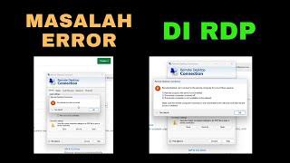 Error RDP Windows di VPS Digital Ocean Di Indonesia
