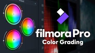 Advanced Color Grading & Color Correction | FilmoraPro Tutorial