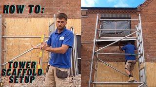 How to- Setting up a tower scaffold by yourself