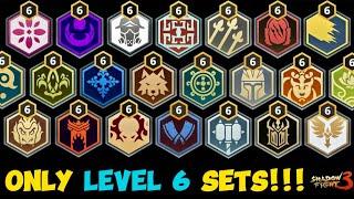 Level 6 Unleashed: Shadow Fight 3’s Fully Upgraded Sets Showcase!!