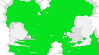 BEST Fog Smoke Cartoon Transition Green Screen Animation || By Green Pedia