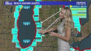 13 On Your Side Forecast: Cooler Today, Little Rain Chances