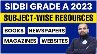 SIDBI Grade A Complete Booklist | SIDBI Grade A 2023 Syllabus | SIDBI Grade A 2022-23 Notification