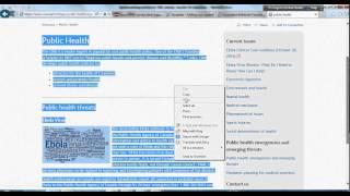 How to copy and paste content from webpage into word document