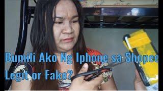 BUMILI AKO IPHONE SA SHOPEE. LEGIT OR FAKE