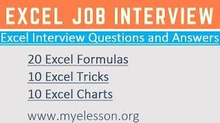 Excel Interview Questions & Answers ️