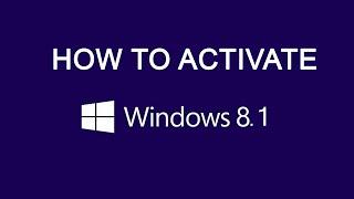 How to install license key & activate windows 8 / 8 1