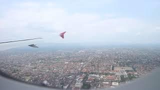 LANDING YOGYAKARTA - AERIAL VIEW YOGYAKARTA CITY