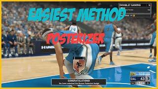 NBA 2k17: EASIEST WAY TO GET POSTERIZER BADGE || MY CAREER