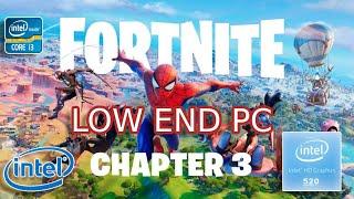 Fortnite i3 6006u 4gb ram Intel HD Graphics 520 | Low end pc Chapter 3 | Fortnite Chapter 3 Season 1