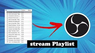 HOW TO ADD A VIDEO PLAYLIST TO OBS STUDIO