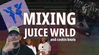 Mixing Juice WRLD and cookin beats