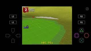 HOT SHOT GOLF 2 PS1 - STROKE PLAY COURSE 1 BALATA HOLE 2 PAR 4