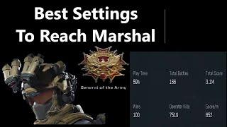 Delta Force Settings and Build that actually works to reach Marshal Rank