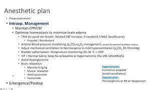 Principles of Neuroanesthesia - (Dr. Rebel)