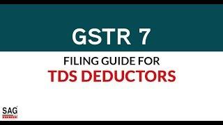 How to File GSTR 7 Form Online For TDS Deductors