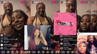  Abigail Asante DRAGS Ivorian Doll's Daily Duppy on INSTAGRAM Live to promote new single with Brixx