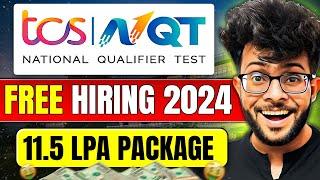 TCS Free NQT 2024 Announced [Eligibility | Paper Pattern | Important Dates | Package | Syllabus] 