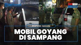 Detik-detik Mobil Goyang Digerebek Warga Sampang, ASN Wanita Bersuami Diduga Mesum dengan Pria Lain