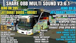 OBB MULTI SOUND V3.6.1 HINO RK 8 JET DARAT + HINO RN 285 JET DARAT + GRAFIK 4K  + FULL FITUR