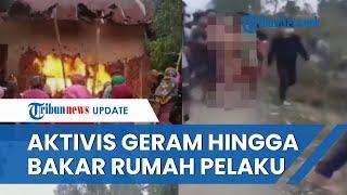 Aktivis India 'Ngamuk' Bakar Rumah Pelaku dalam Video Viral 2 Wanita Kuki Diarak dan Ditelanjangi