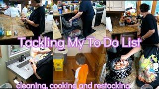 Get It All Done With Me | Cooking, Cleaning, and Restocking | Extreme Cleaning Motivation