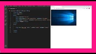 como cambiar el TAMAÑO de una IMAGEN en HTML ancho y alto 2022 [VISUAL STUDIO CODE] 