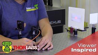 Align an Off-Axis Parabolic (OAP) Mirror to Collimate a Beam (Viewer Inspired) | Thorlabs Insights