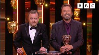Lee Mack and Chris McCausland make the funniest presenting duo  | The BAFTAS 2022 - BBC