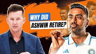 WHY DID RAVI ASHWIN RETIRE?  I BRETT LEE TV I