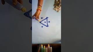 Easy daily border rangoli designs/#sivan rangoli kolangal #super muggulu