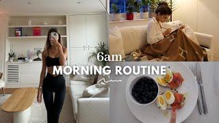 6AM MORNING ROUTINE | 10 habits to create a sustainable & productive morning routine | LIDIAVMERA