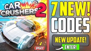 ️New MAPS️CAR CRUSHERS 2 ROBLOX CODES 2023 - CAR CRUSHERS 2 CODES 2023