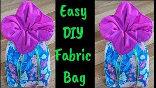 How To Make Easter Bag/ Gift Bag /DIY Easy Flower Pouch Bag / DIY Petals Drawstring Bag Tutorial