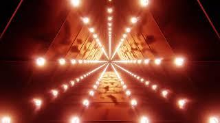 Abstract Neon Screensaver Tunnel Glow 3D lines Geometric moving Background Animation Cool VJ Loop