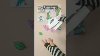 Did amethyst had a glow up? || #viralvideo #papercraft #funny #antizoo