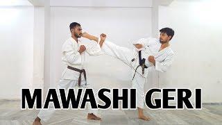 MAWASHI GERI KICK  ! ( ROUNDHOUSE KICK ) ! CHAMPION FIGHTER