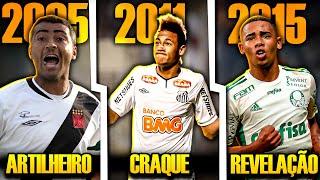 CRAQUE, ARTILHEIRO E REVELAÇÃO de CADA Brasileirão no Século