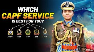 Which CAPF Is Best for You | CISF, CRPF, BSF, ITBP, SSB