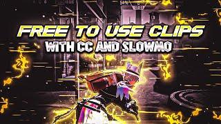 FREE TO USE CLIPS || SLOWMO + CC || TDM HDR EXTREME 60FPS || PUBG/BGMI CLIPS (PART3).