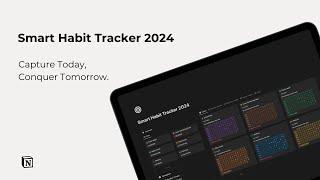 Smart Notion Habit Tracker for 2024