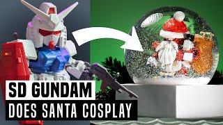 Let's build a Gunpla Christmas Snow Globe!