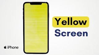 How to Fix iPhone Yellow Screen issue?