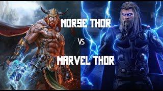 Difference between Marvel Thor and Norse Thor #Thor