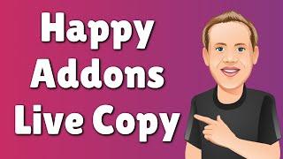 Happy Addons For Elementor Live Copy