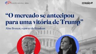 Por que o MERCADO espera por uma VITÓRIA de TRUMP? A repórter do Broadcast ALINE BRONZATI explica